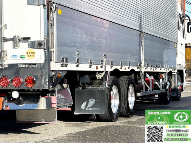 【1633】H25　スーパーグレート　ハイルーフ　ウィング　リア門口ステンレス　メッキ多数　アルミホイール