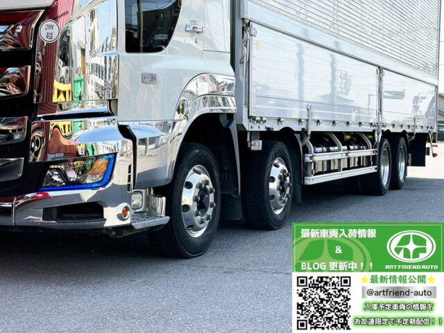 日野　17プロフィア　ハイルーフ　ウィング　7速MT　380馬力　81万km時ディーラーにてエンジン交換