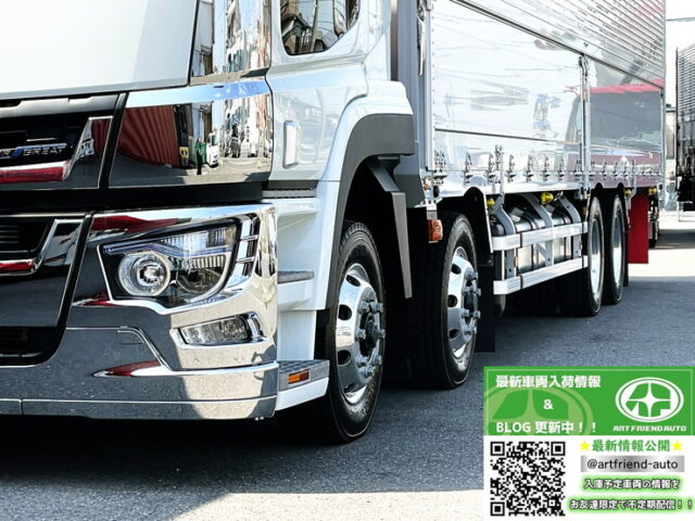 17スーパーグレート　未使用　ハイルーフ　ウィング　総輪エアサス　プレミアムライン　428馬力