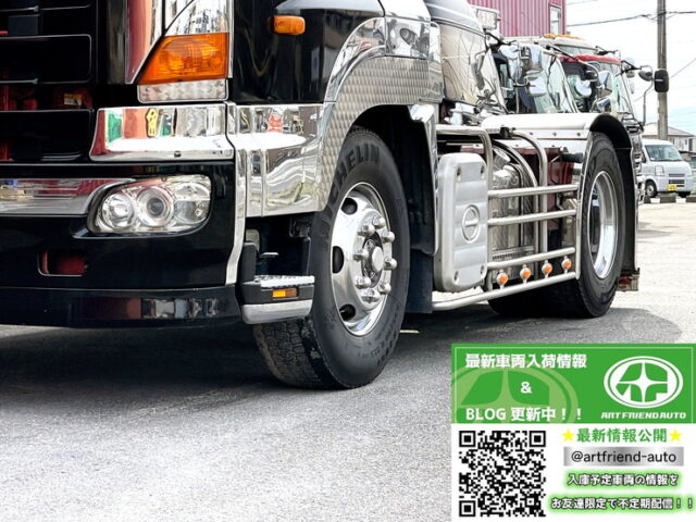 日野　プロフィア　ハイルーフ　トレーラーヘッド　架装多数　第5輪荷重8.900㎏　メッキホイール