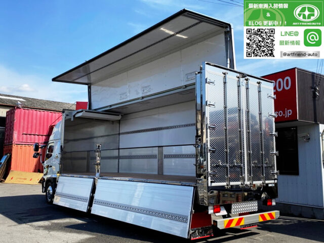 【764】R3　17レンジャー　造りボディ　冷凍ウィング　6500ボディセミワイド　エアサス　90アオリ