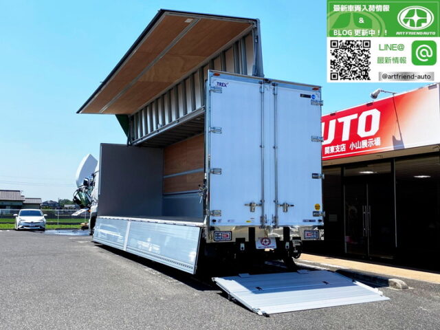 【875】R3　登録済未使用車　17プロフィア　ハイルーフ　ウィング　寒冷地仕様　格納ゲート付