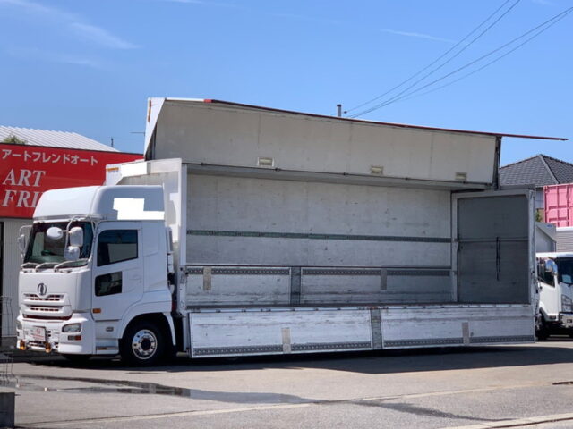 【925】H21　クオン　ハイルーフ　フルエアサス　ウィング　跳上ゲート付　委託販売