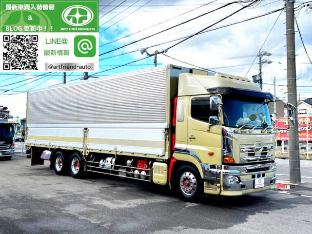 【1011】H26　プロフィア　ハイルーフ　10輪　ウィング　観音ステンレスウロコ　内高2,471