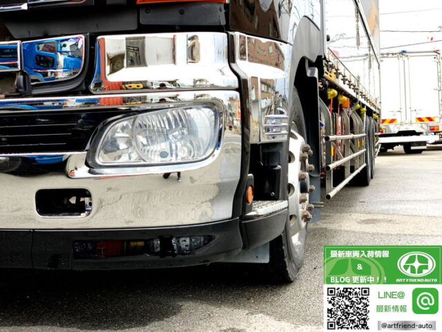 【993】H23　プロフィア　ハイルーフ　ウィング　10輪　門口ステンレス　内高2,500