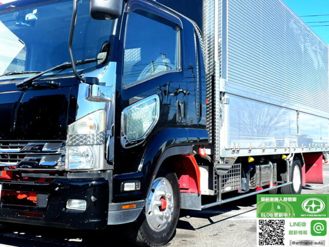 【1083】H30　いすゞ　フォワード　リア門口ステンレス　冷凍ウィング　6200ワイド　240馬力