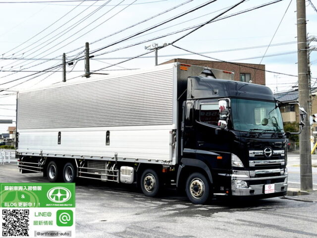 【1048】H27　プロフィア　ハイルーフ　ウィング　ステンレス多数　冷凍機取付可能