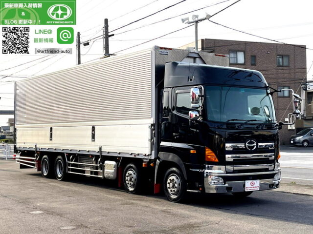 【1046】H23　プロフィア　ハイルーフ　冷凍ウィング　4軸　ステンレス多数