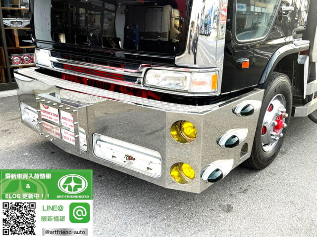 【1034】H10　プロフィア　平ボデー　アルミブロック　90アオリ　メッキホイール　ステンレス多数