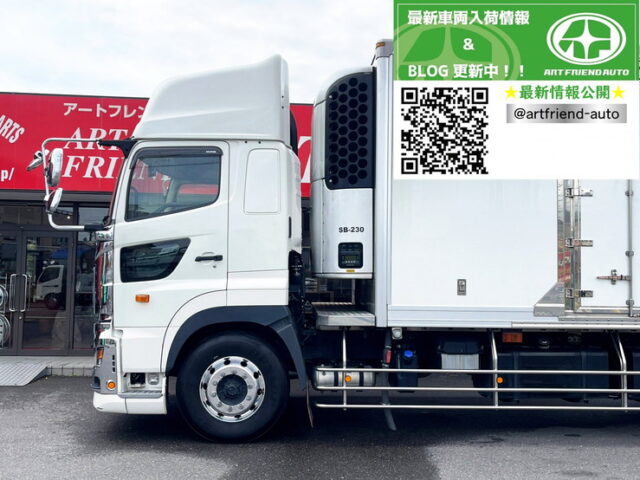【1153】H31　17プロフィア　ハイルーフ　冷凍バン　前壁冷凍機　SB-230　ジョロ4　キーストン　