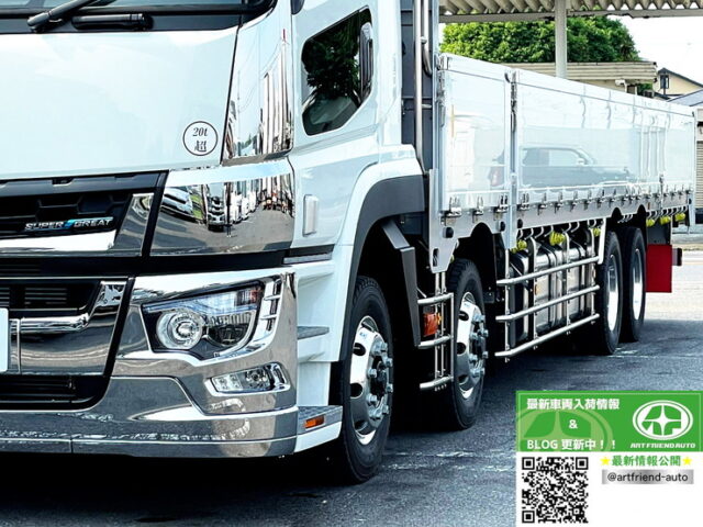 【1173】R3　17スーパーグレート　プレミアムライン　ハイルーフ　平ボデーアルミB　エアサス　未使用車