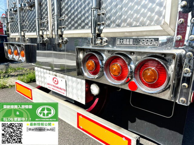 【1191】H12　ファイター　造りボディ　ウィング　1Mアオリ　6400　標準幅　アルミシマ床　生エンジン