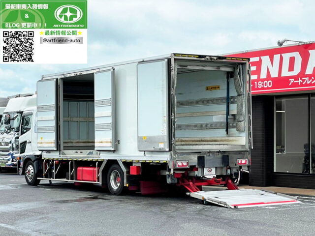 【1244】H30　17レンジャー　冷凍バン　標準幅　キーストン床　格納ゲート　エアサス