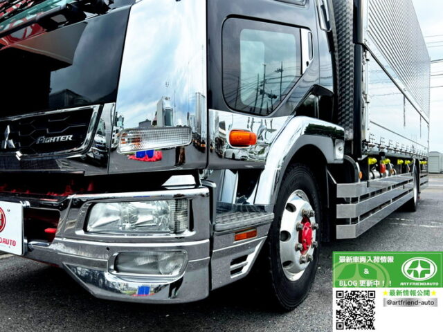 【1235】H25　ファイター　増トン　ウィング　カスタム　ジョロダーレール4列　木床