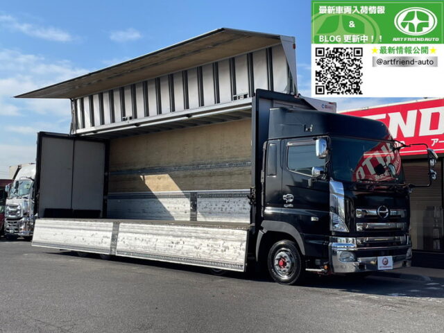 【1328】H24　プロフィア　ハイルーフ　ウィング　格納ゲート　7速MT　メッキホイール