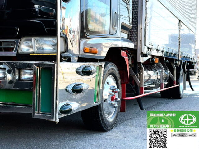 【1387】H15 320フォワード 冷凍ウィング 6500ボデー セミワイド キャデラックバンパー マニ割り