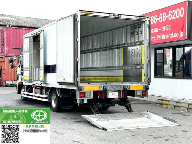 【1455】H23　レンジャープロ　ハイルーフ　冷凍バン　エアサス　ジョロダー4列　キーストン　格納ゲート付