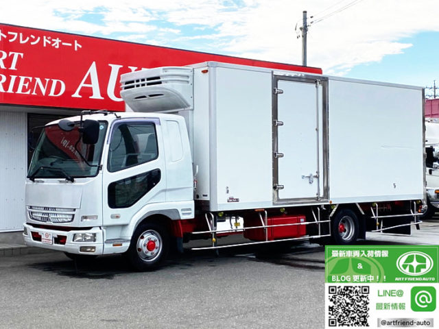 【621】H20　ファイター　エアサス　冷凍バン　横扉