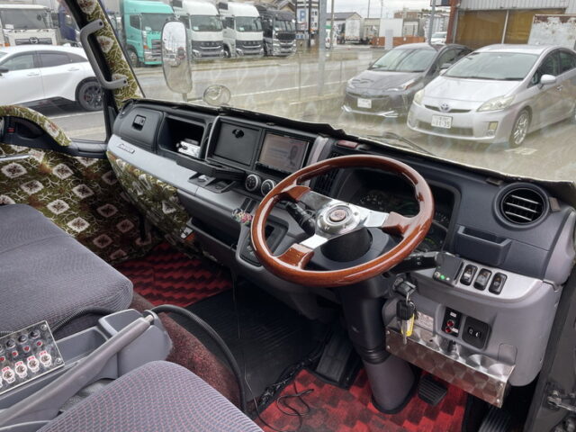 ブルーテックキャンター　ワイドロング　ウィング　架装多数　リア門口ステンレス