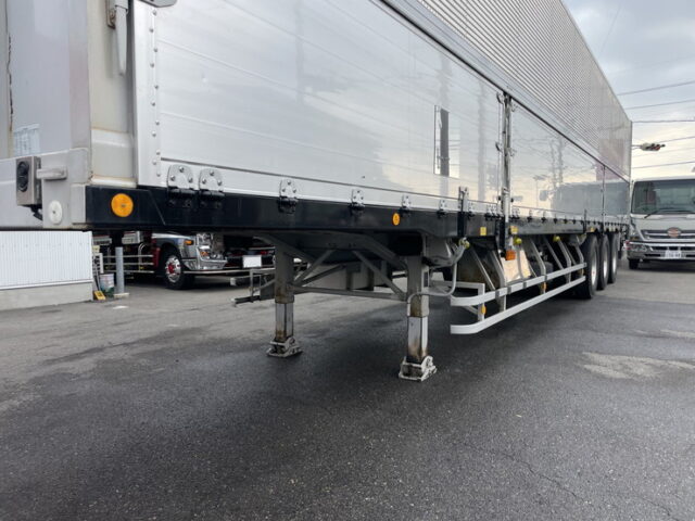 フルハーフ　トレーラーウィング　3軸　リフトアクスル(後軸残し)　1Mアオリ