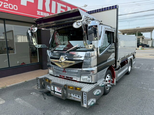 ブルーテックキャンター　平ボデーアルミブロック　架装多数　アルミホイール　標準幅　10尺