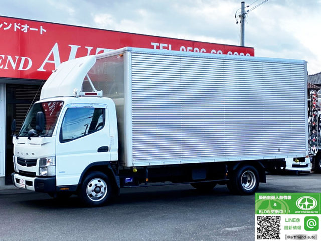 【753】H27　ふそう　キャンター　バン　ワイド超ロング　内高2200