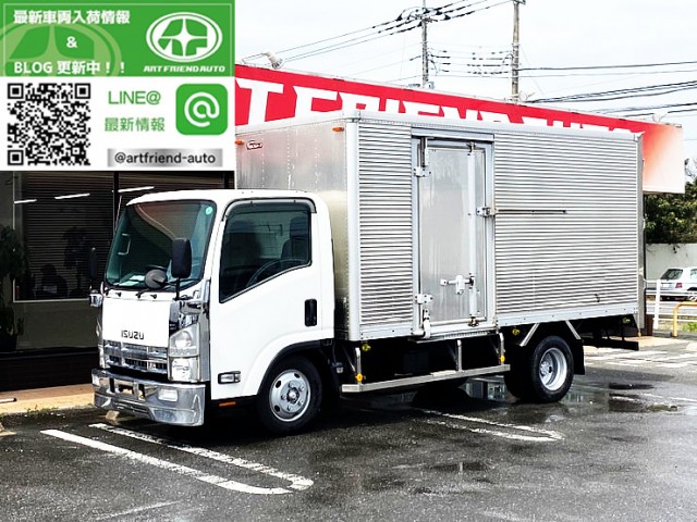 【434】いすゞ　エルフ　アルミバン　標準　ハイキャブ　