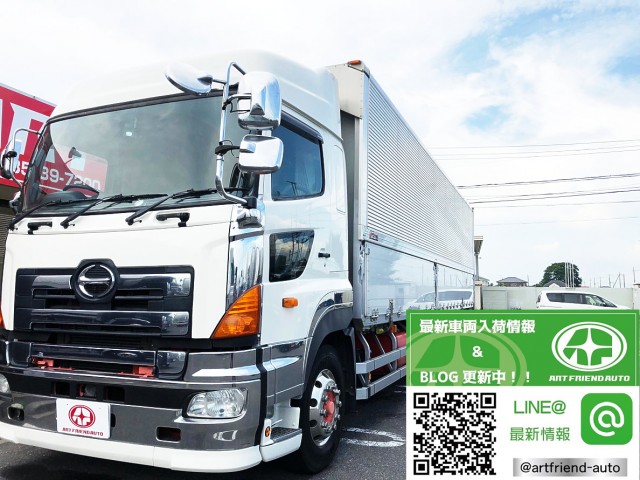 【468】日野　プロフィア　10輪　アルミウイング　ハイルーフ　リヤエアサス