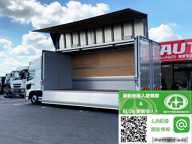 【496】日野　レンジャープロ　ウィング　格納ゲート　エアサス