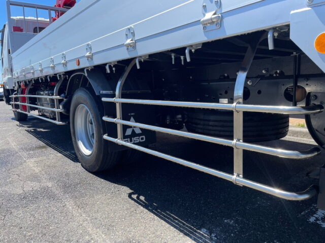 三菱ふそう：ファイター：増トン：未使用：ハイジャッキセルフ：ステンレスサイドバンパー