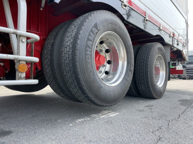 トレクス：R1年式：2軸：トレーラーウィング：リフトアクスル後ろ残し：アルミホイール