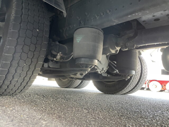 日野：プロフィア：ハイジャッキセルフ：アルミホイール：ステンレスサイドバンパー：TADANO４段クレーン