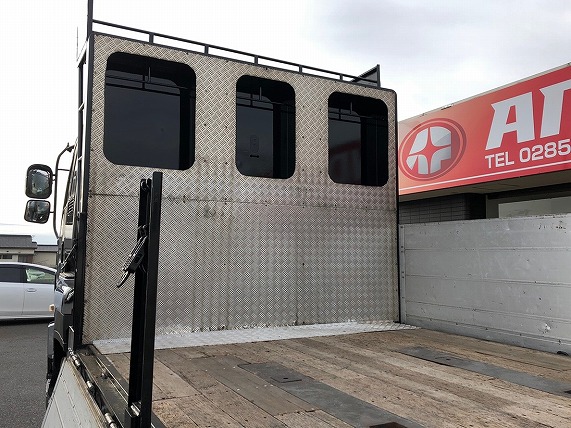 【315】いすゞギガ　低床　アルミブロック　平ボデー　リヤエアサス