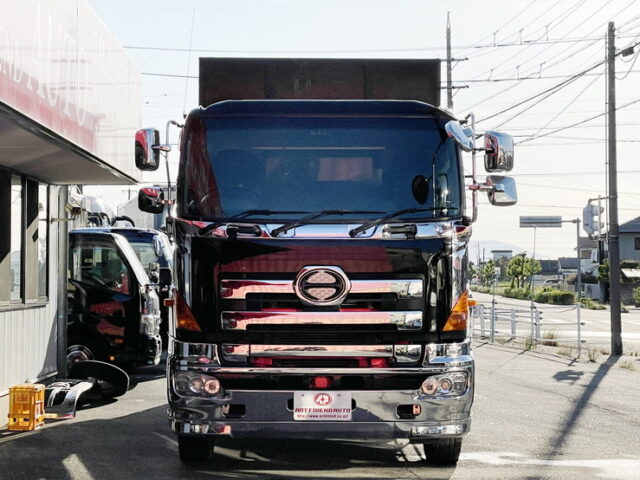 日野 グランドプロフィア フックロール 箱付き 25立米 2デフ メッキ多数