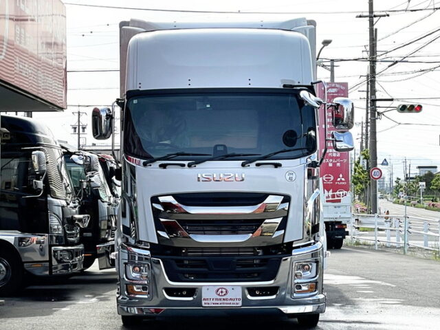 いすゞ　ギガ　登録済み未使用車　ハイルーフ　リア門工ステンレス　アルミホイール