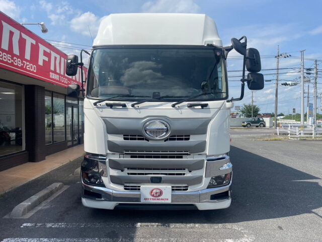 H30 プロフィア　アルミウィング　リア門口ステンレス　