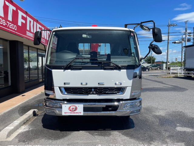 三菱ふそう：ファイター：増トン：未使用：ハイジャッキセルフ：ステンレスサイドバンパー