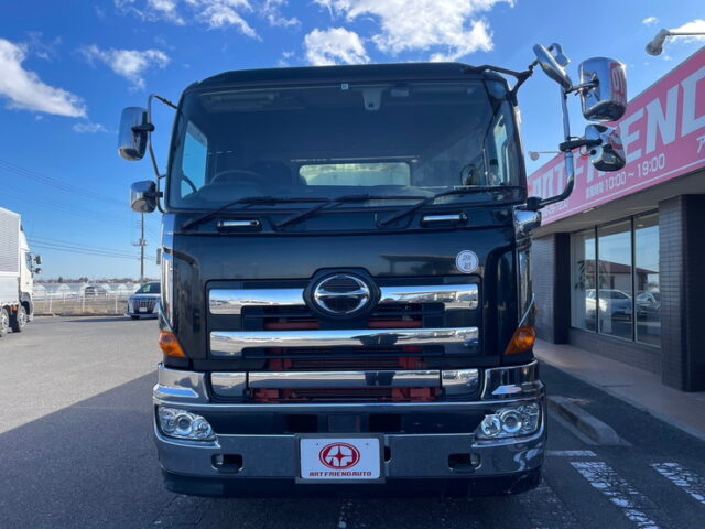 プロフィア　平ボディー　４段クレーン　ステンレス多数　　