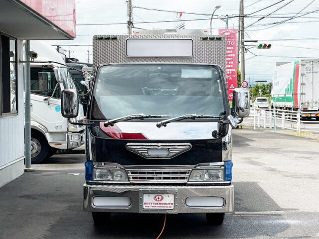 【1547】H14　エルフ　平ボデーアルミブロック　造りボディ　標準幅　架装多数