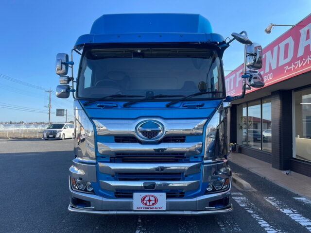 日野　17プロフィア　ハイルーフ　アルミウィング　アルミホイール　AT　メッキパーツ多数