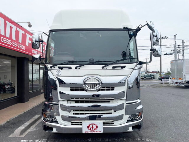 日野　プロフィア　寒冷地　ウィング　アルミホイール　メッキ多数