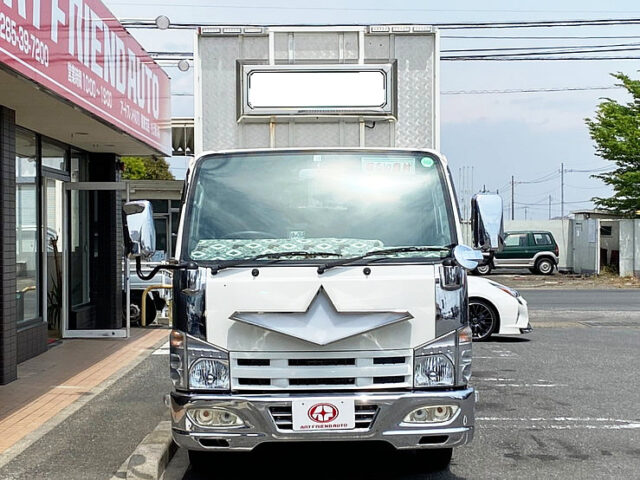 【840】H22　エルフ　標準幅　10尺　造りボデー　アルミ平