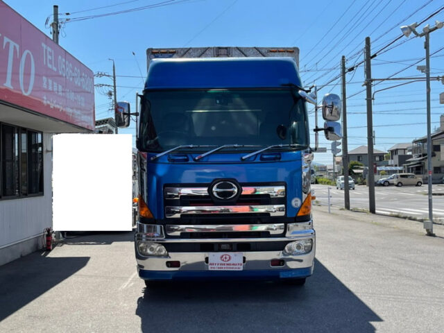 【869】H18　プロフィア　ハイルーフ　10輪ウィング　前後門工　ロッカーレールステンレス　7速MT