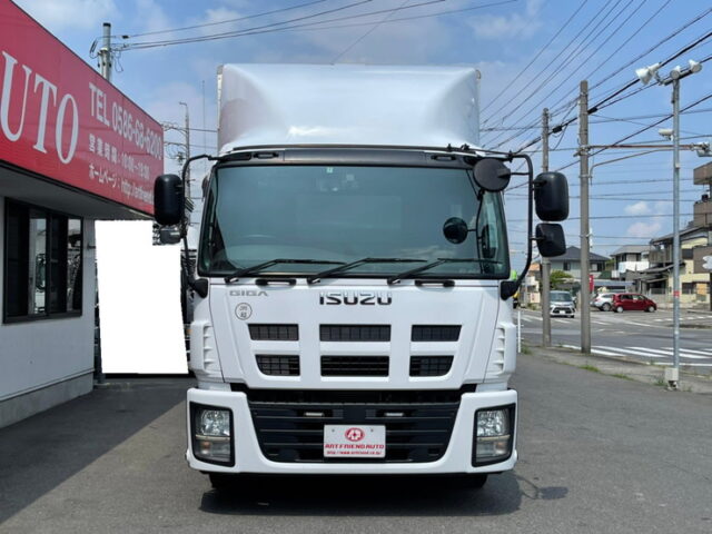 【874】H24　ギガ　ウィング　4軸低床　7速MT　380馬力　木床