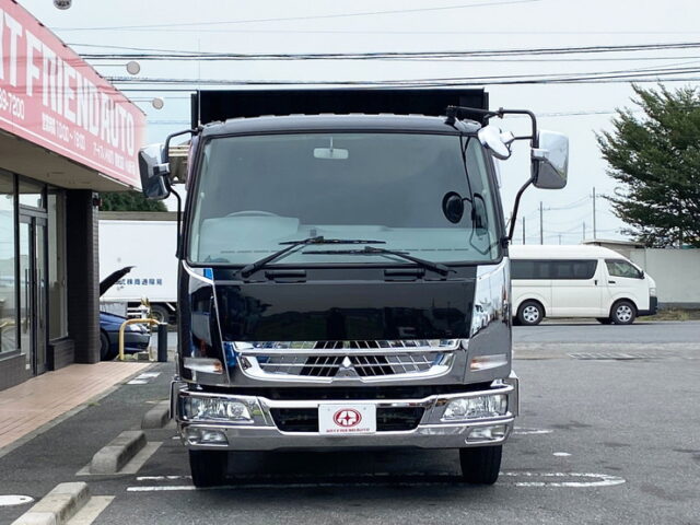 【940】H21　ファイター　ダンプ　電動コボレーン付　新明和ボディ　寝台付　車検付