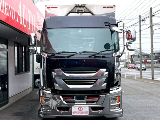 【1389】H30　ギガ　ハイルーフ　冷凍ウィング　ジョロダーレール4列　アルミ床　7速