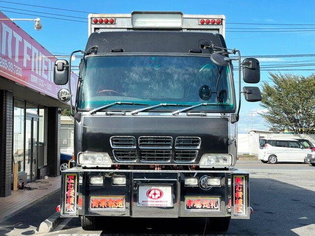 【987】H18　ギガ　ハイルーフ　冷凍ウィング　10輪　造りボディ　1Mアオリ