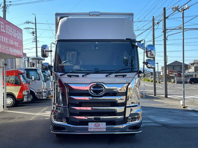 【911】R3　17プロフィア　造りボディ　ウィング　格納ゲート付　7速MT　未使用車