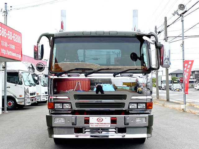 【639】ふそう　スーパーグレート　ヘッド　V8　480馬力　ツインターボ