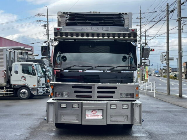 【959】H15　ギガ　ハイルーフ　冷凍ウィング　造りボディ　1M10アオリ